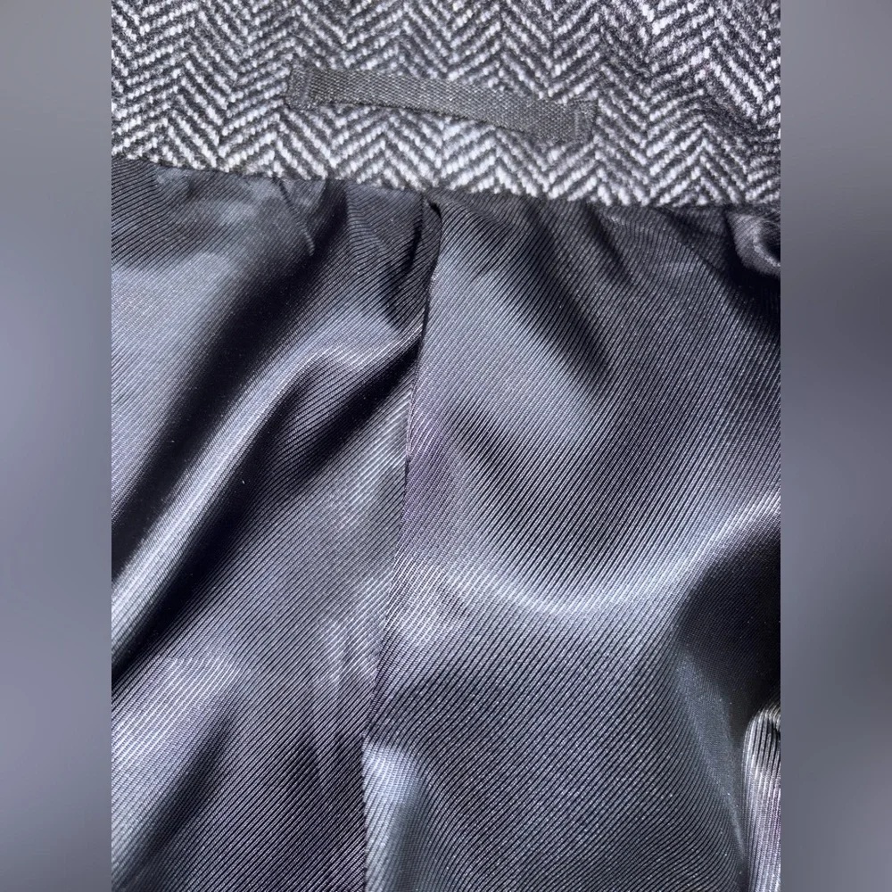 H&M Tweed  Men's Gray Trench Coat